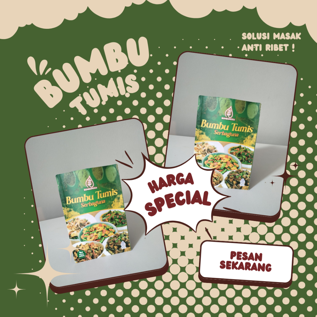 

Bumbu Tumis Instan Dengan Bumbu Tumis Serbaguna BumbuNesia