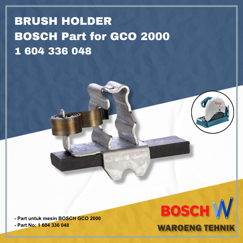 Brush Holder BOSCH Part for GCO 2000 (1604336048)