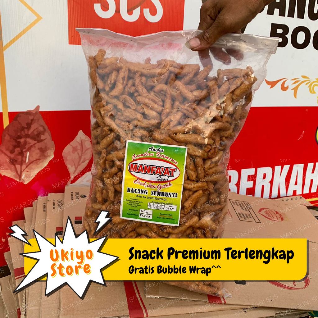 

UKIYO - KACANG SEMBUNYI TERENAK TERLENGKAP TERMURAH GROSIR SNACK KILOAN 1 KG