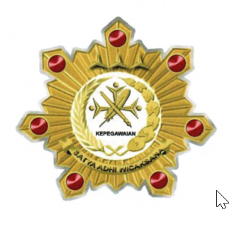 Pin Bidang Kepegawaian Kejaksaan -  Tanda Jabatan Fungsional