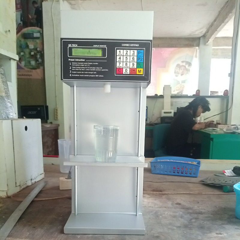 Mesin Dispenser Otomatis Es Teh Warung Minuman