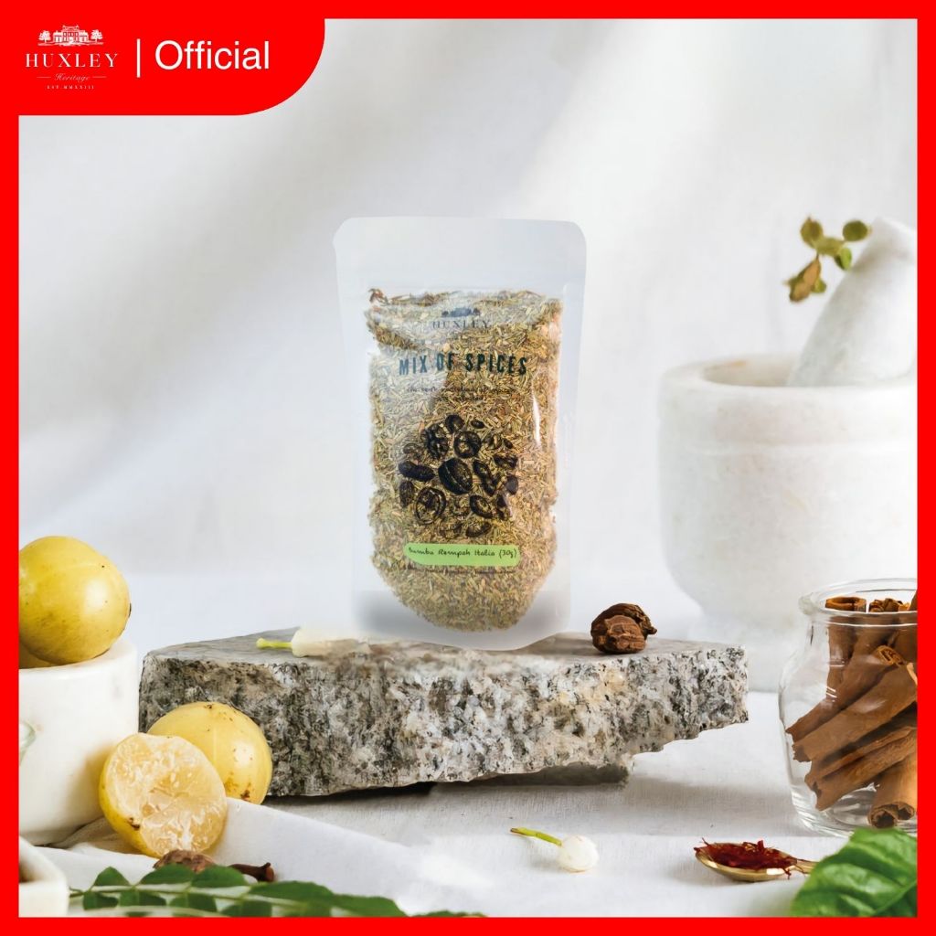 

Bumbu Rempah Italia / Italian Mix Herbs (30gram) - Bumbu Masak Rempah by Huxley Heritage