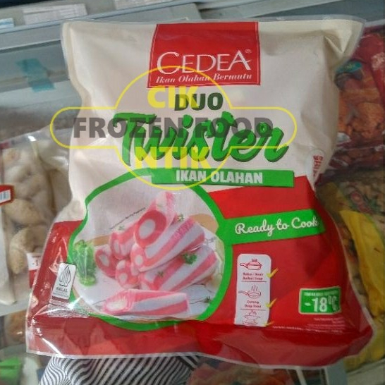 

Cedea Duo Twister 500g Frozen food cik ntik Jambi cemilan jajanan seblak korea jepang