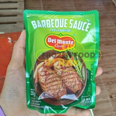 

Saos Delmonte BBQ barbeque 250 gr Frozen Food cik ntik Jambi cemilan jajanan seblak korea jepang