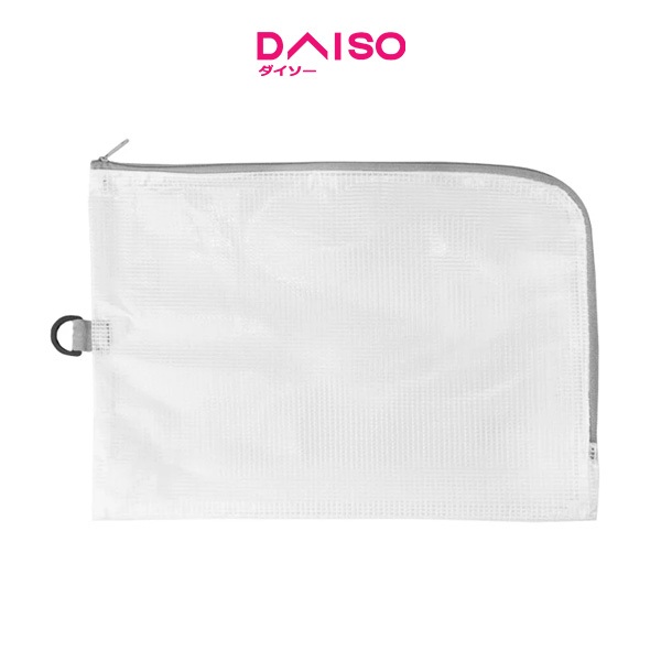 

Daiso Vinyl Mesh Case A4 L Shape Fastener