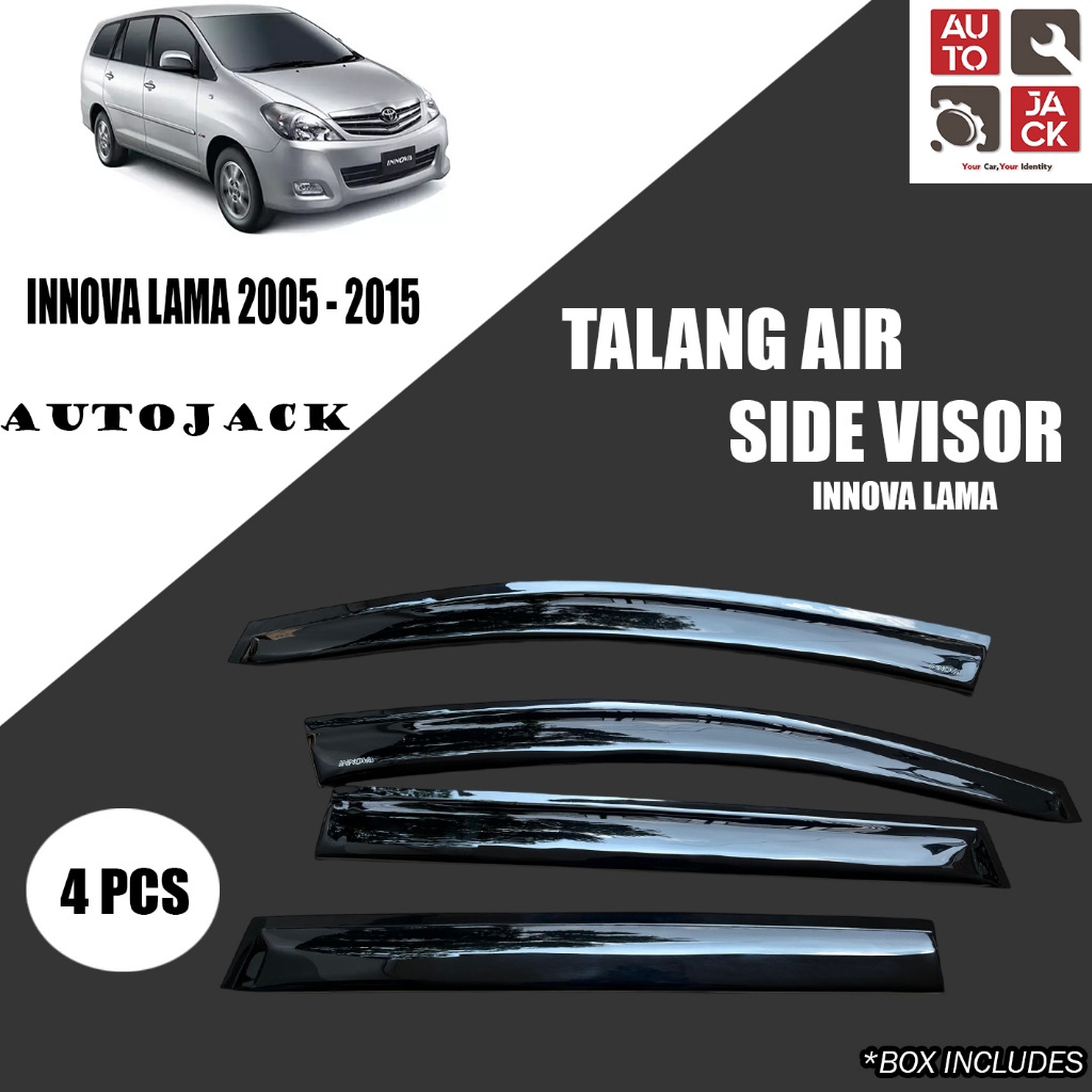 TALANG AIR INNOVA 2005 - 2015 / SIDE VISOR INNOVA LAMA / ACCESSORIES INNOVA LAMA / TALANG AIR INNOVA
