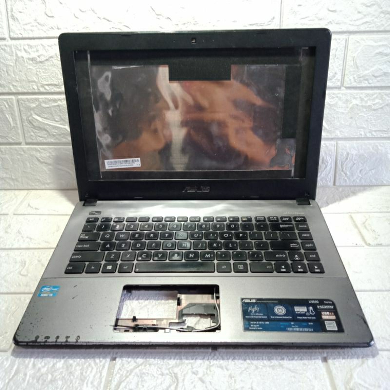 Casing body kesing case asus x450 series x450c x450cc ori