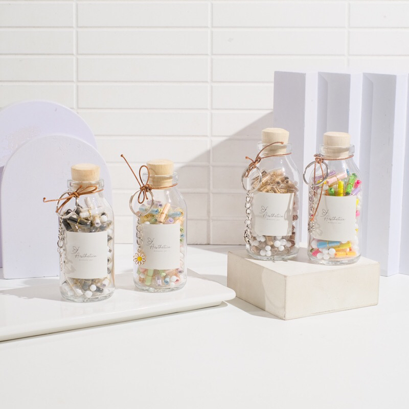 100ml Surat kapsul dalam botol [belum ditulis] / gift unik untuk pacar sahabat teman