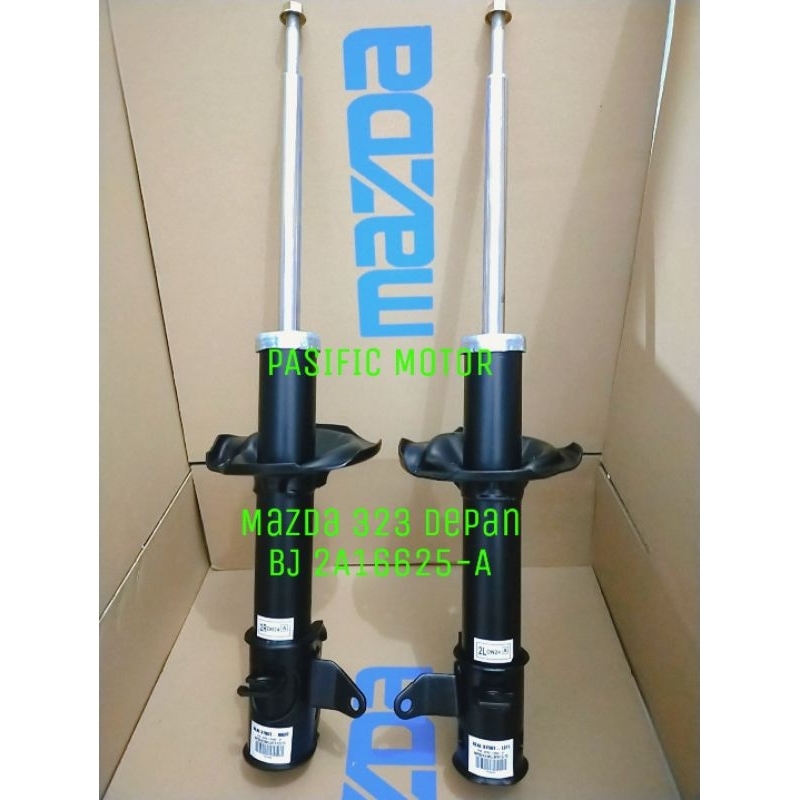 shockbreaker shock absorber Mazda 323 depan