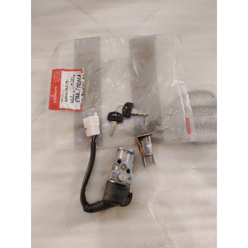 kunci kontak keyset honda astrea prima original AHM kode part 35010-GN5-781