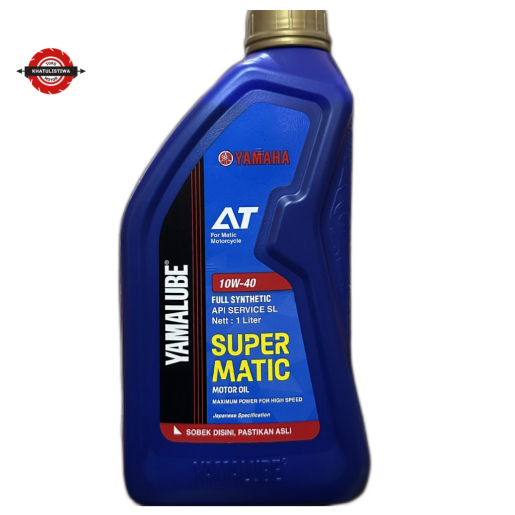 (ORIGINAL ASLI) YAMALUBE SUPER MATIC 1 LITER OLI MOTOR NMAX