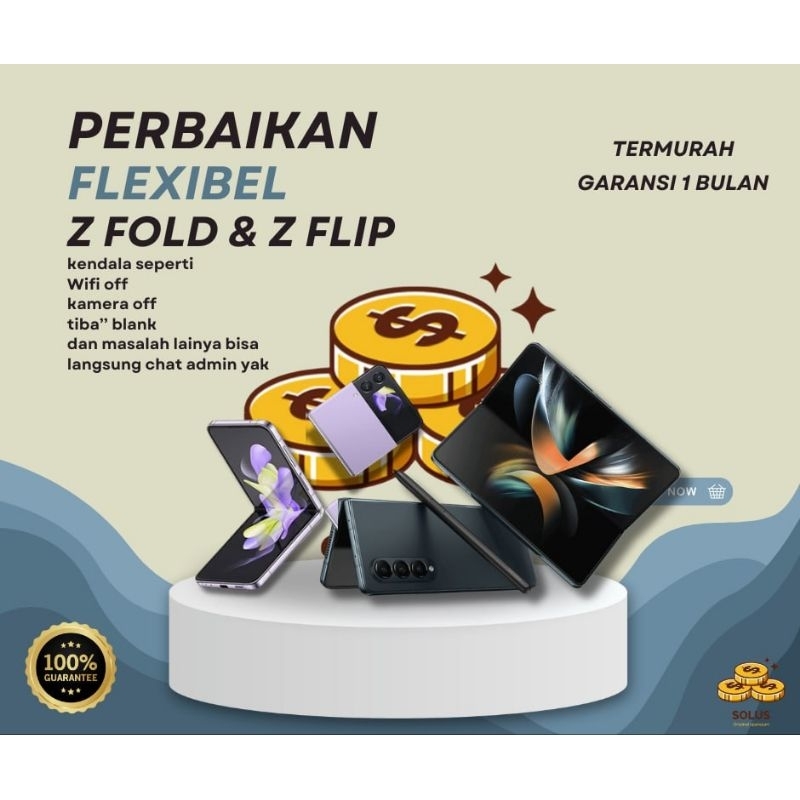 repair flexibel samsung z fold dan z flip termurah