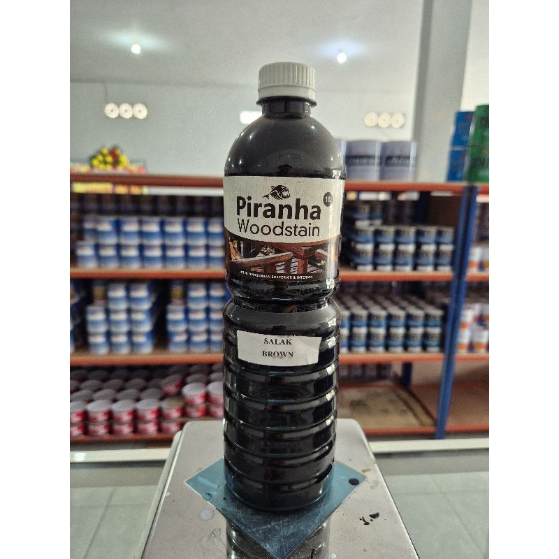 Piota Piranha Woodstain Walnut Brown 1000ml / 1 liter