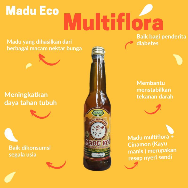 

Madu Eco Multiflora 300 ml | Madu Asli | Madu Murni