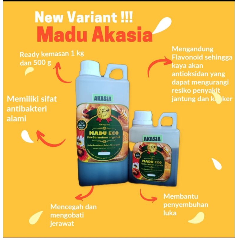 

Madu Akasia 500 gr | Madu Asli | Madu Murni