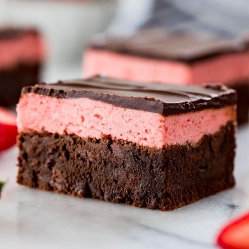 

Brownies coklat strawberry