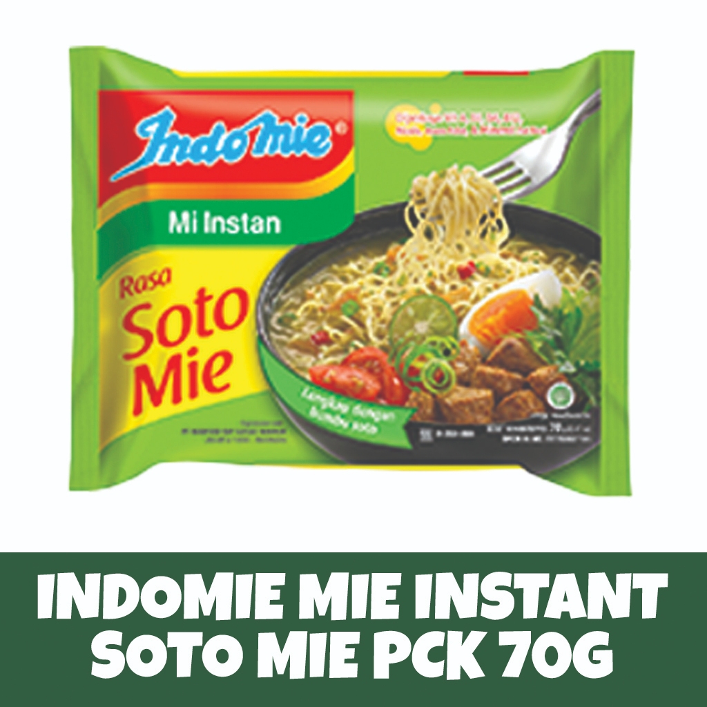 

INDOMIE MIE INSTANT SOTO MIE PCK 70g
