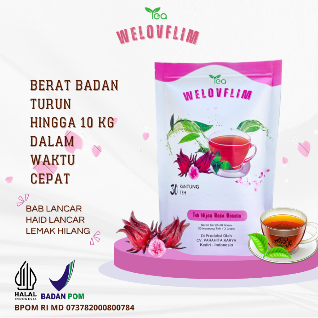 

WELOVLIME TEH HIJAU RASA ROSELLA