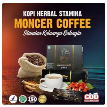 

( 1 BOX ORIGINAL ) MONNCER KOPI COFFEE MONNCER UNTUK STAMINA PRIA