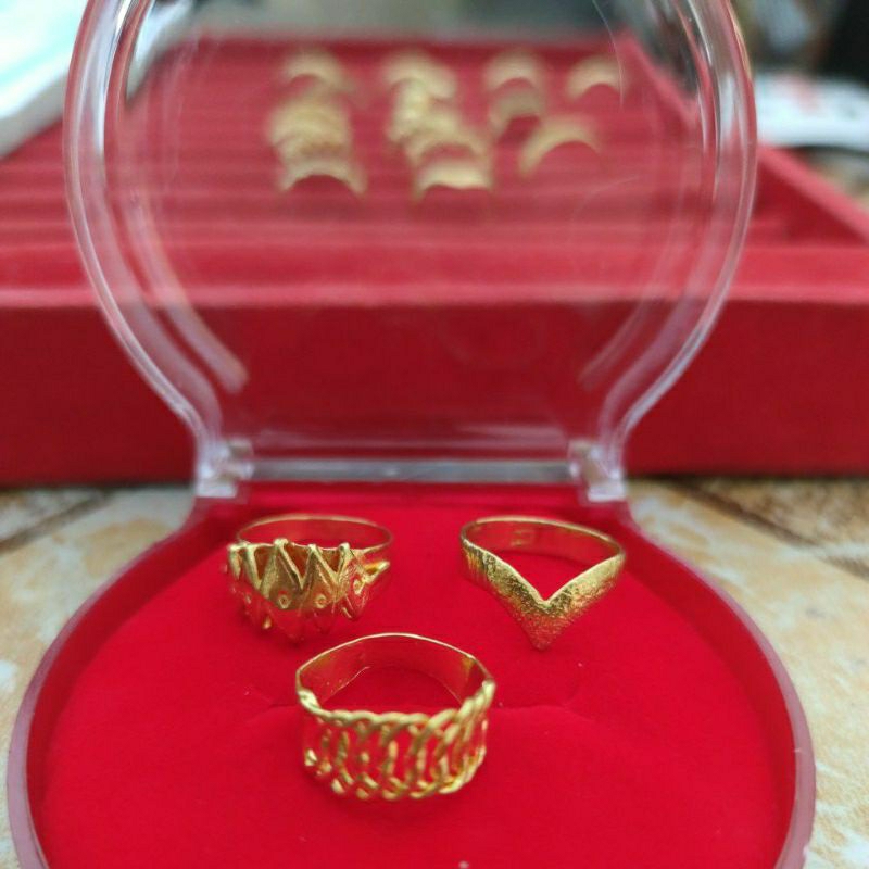 Perhiasan Emas Cincin 24Karat 5gr