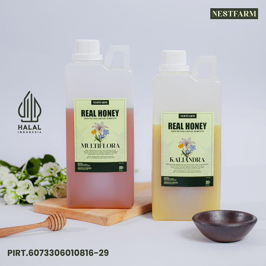 

PROMO BELI 1 DAPAT 2 - Madu Asli Madu Multiflora 1kg + 1kg Madu Kaliandra