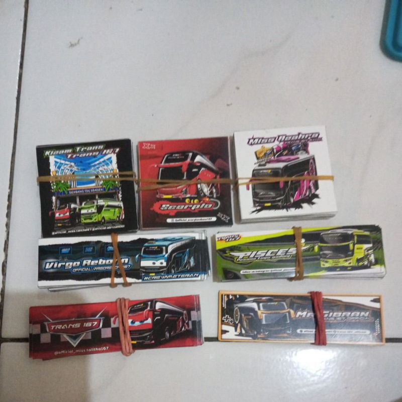 

stiker trans 167
