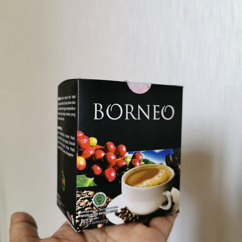 

Kopi borneo 5 sachet kopi minuman Pria