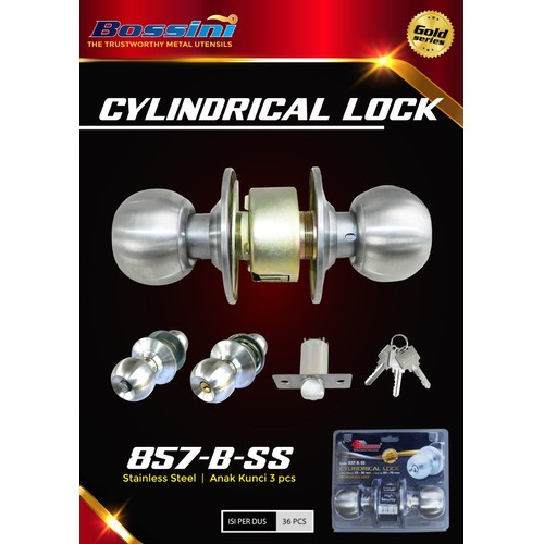 KUNCI BULAT BOSSINI // KUNCI BULAT KAMAR MANDI // CYLINDER LOCK