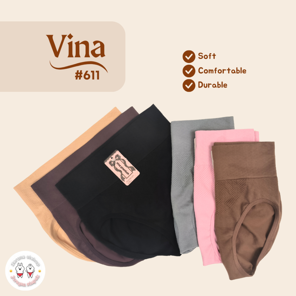 6 PCS CDW VINA #611 CELANA DALAM CD SEMPAK REMAJA DEWASA WANITA PEREMPUAN CEWEK