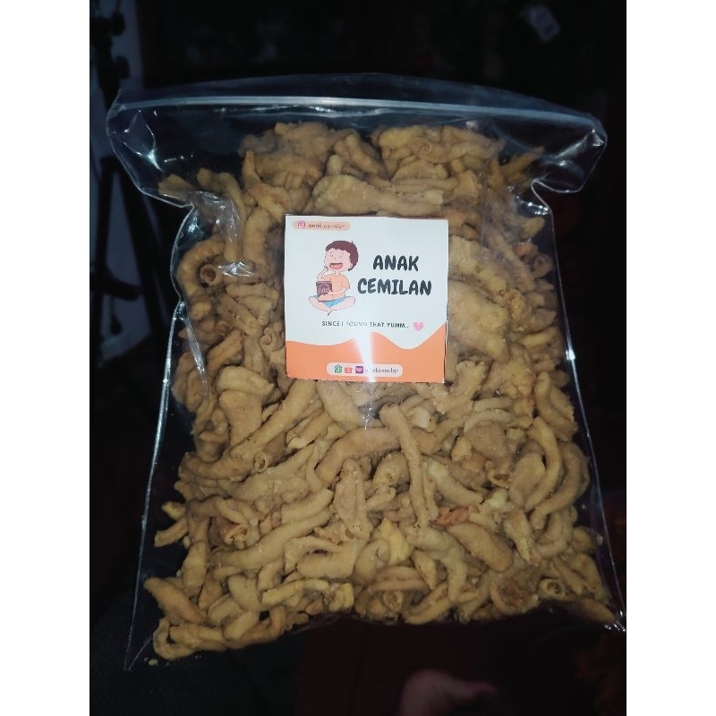 

FLASH SALE!! 500gr Usus Ayam Crispy dan 500g Basreng Pedas Daun Jeruk / Usus Ayam Lestari 500g /