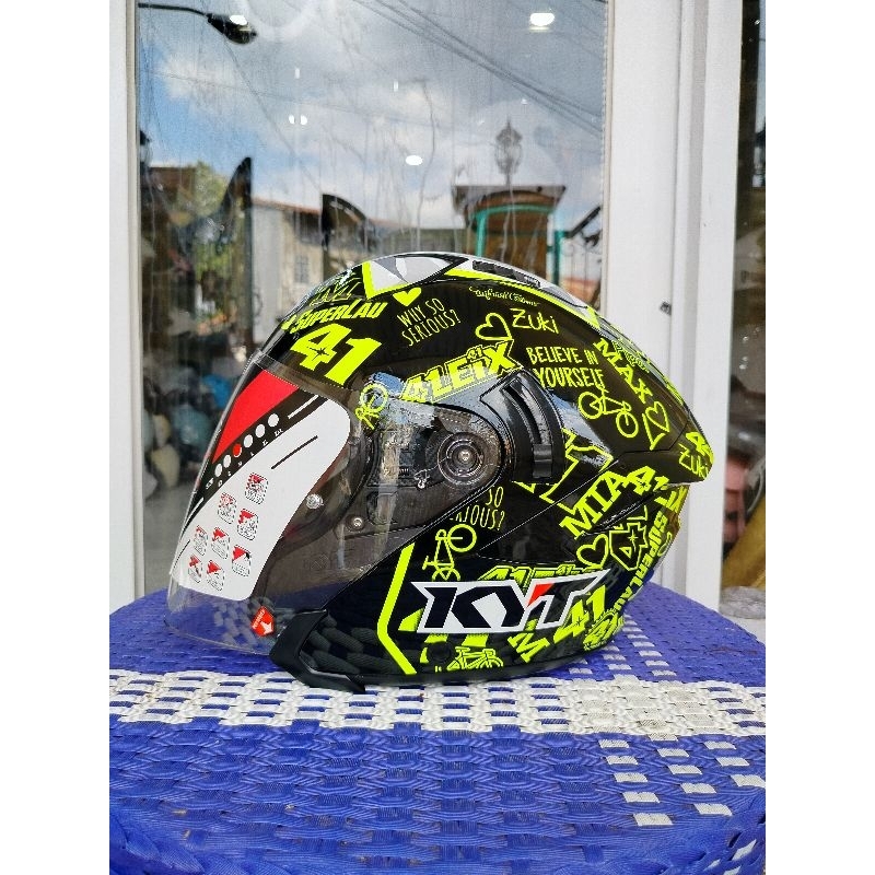 HELM KYT NFJ ESPARGARO 2020 ORIGINAL PRODUK