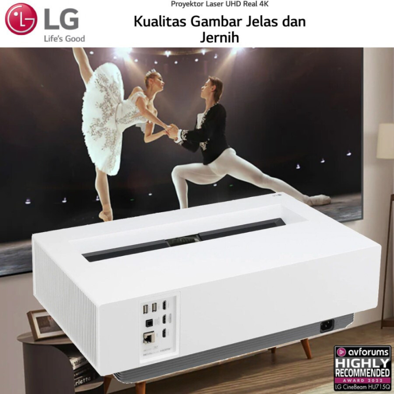 LG HU715 HU715Q Cinebeam Ultra Short Throw 4K Laser projector