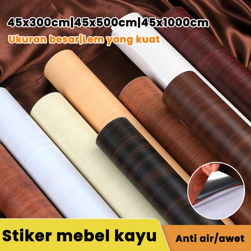 【grandmaster】wallpaper motif kayu stiker motif kayu wallpaper lemari stiker motif kayu furniture