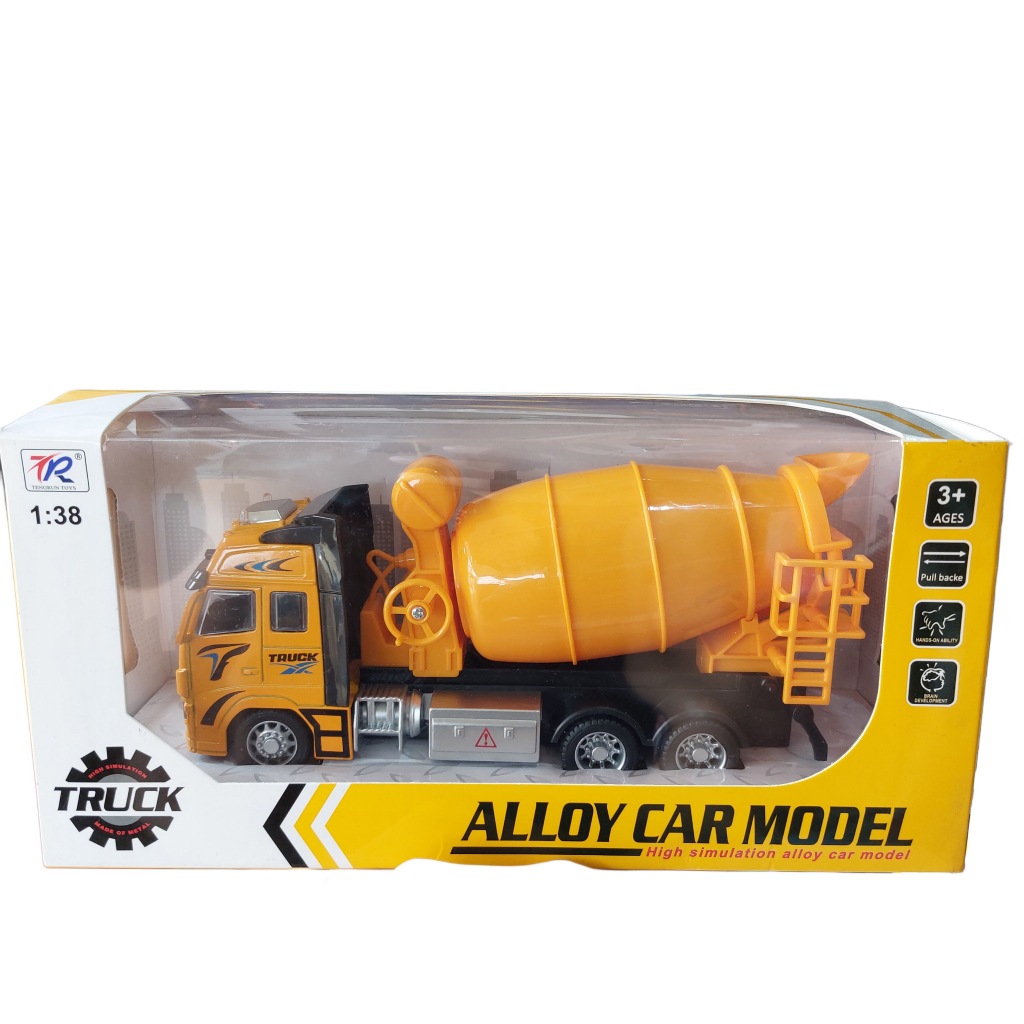 Diecast Dump Truk Konstruksi Molen Bahan Metal