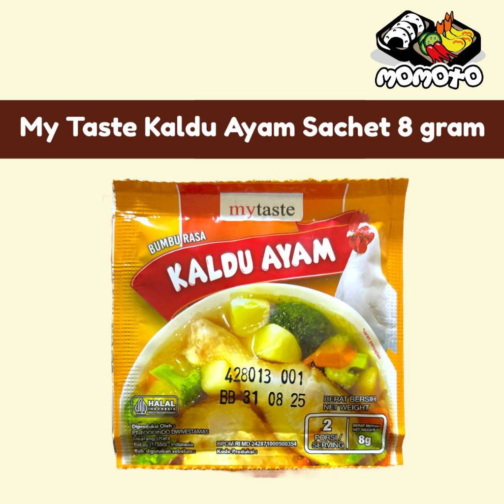 

My Taste Bumbu Rasa Kaldu Ayam Sachet 8 gram Kuah Tumis Masak