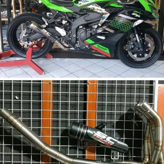 Knalpot ZX25R,ZX25RR Racing Kawasaki SC Project