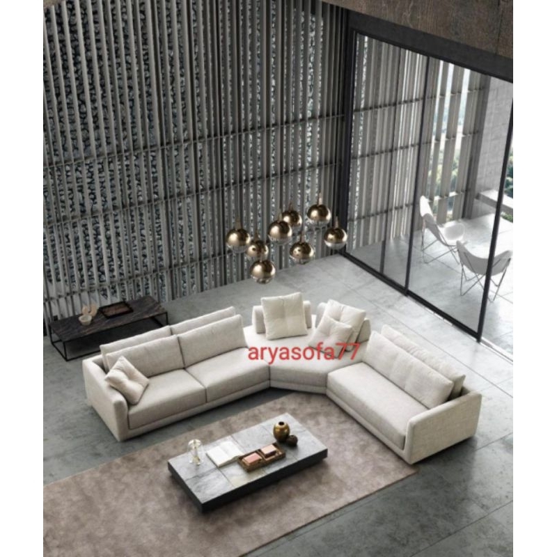 sofa l santai minimalis / sofa l sudut minimalis
