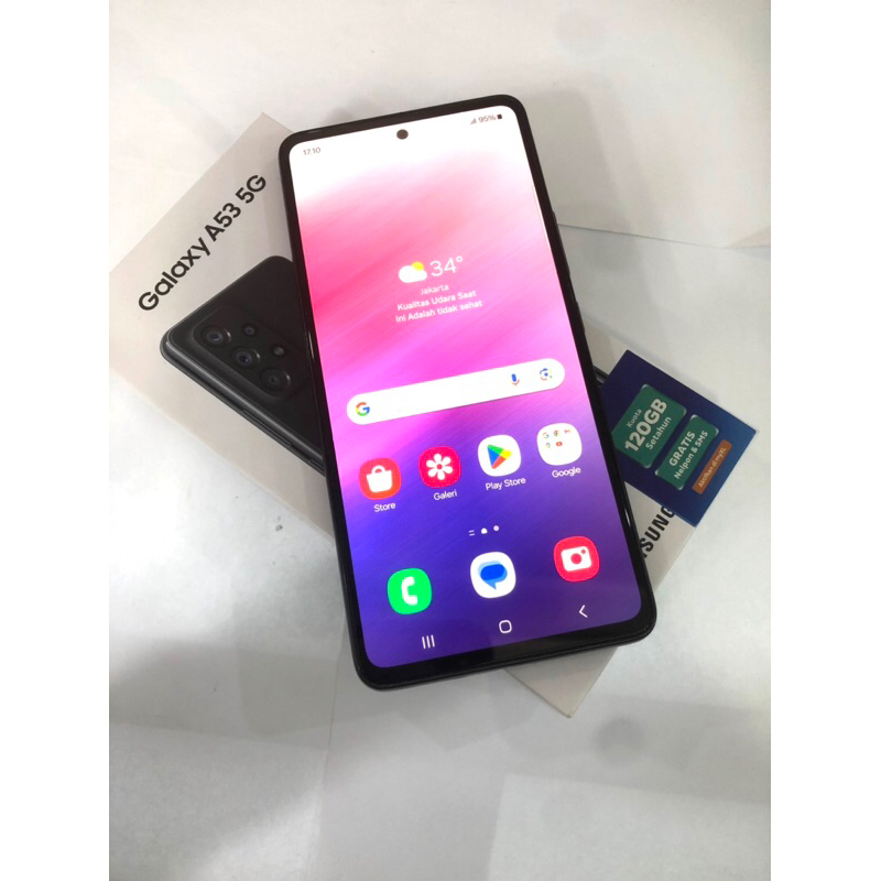 Samsung Galaxy A53 5G SM-A536E/DS Ram 8/256Gb Seken Mulus Fullset