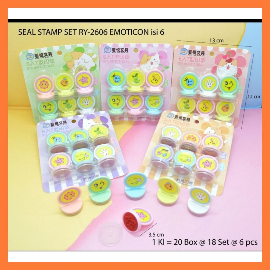 

CAP STAMPEL FANCY SET EMOTICON RY-2606