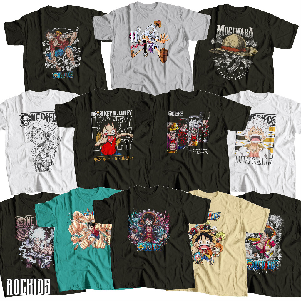 one piece - one piece collection II - kaos anak one piece - kaos one piece anak - one piece tshirt  