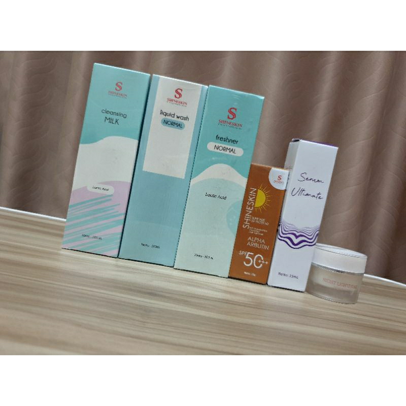 Shineskin paket lengkap flek hitam
