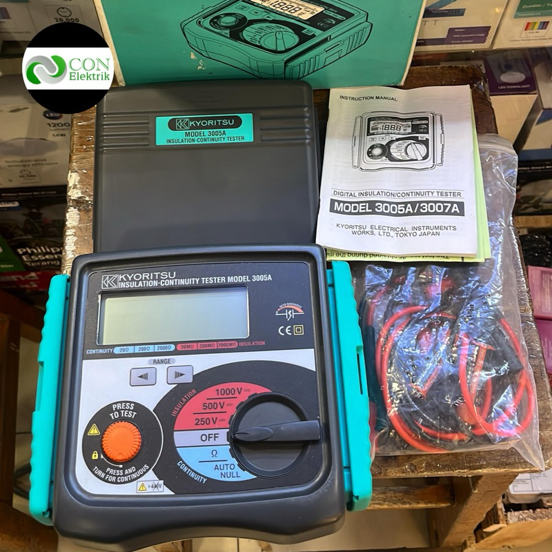 KYORITSU 3005A 3005 A Digital Insulation / Continuity Tester