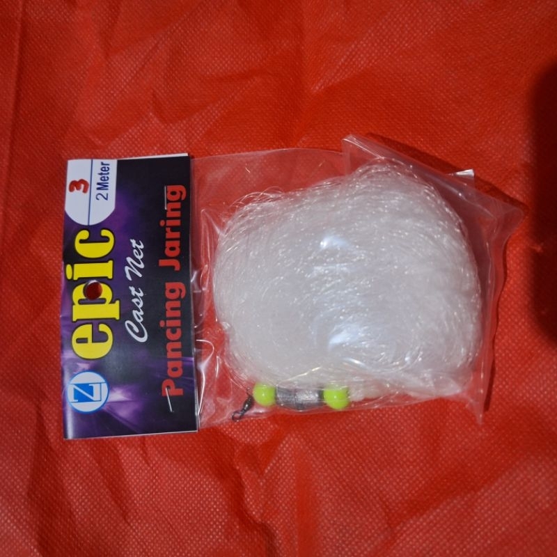 Pancing Jaring Epic Boom Net Panjang 2 Meter Jaring Pancing Ikan