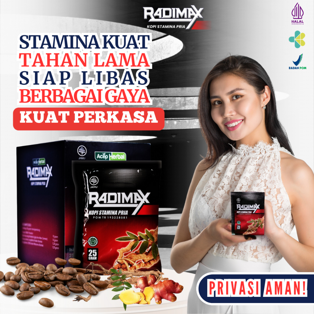 

Kopi Stamina Pria Kuat Tahan Lama Kuat Di Ranjang | Kopi Radimax Peningkat Libido Pria dan Wanita
