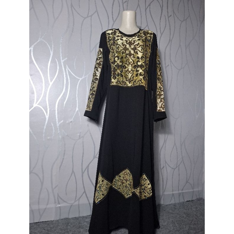 Gamis / Dress Turki Hitam Premium