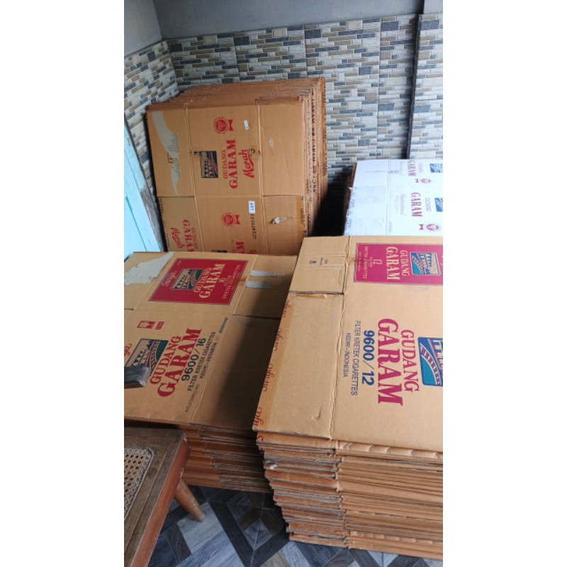 

kardus paking tebal pengaman, wadah pekakas rumah dll