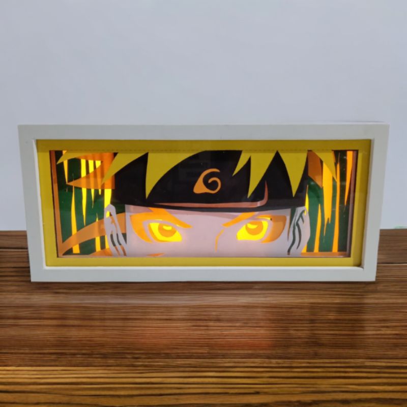 Anime Lightbox 3D Lampu LED Naruto - Uzumaki Naruto Light Box