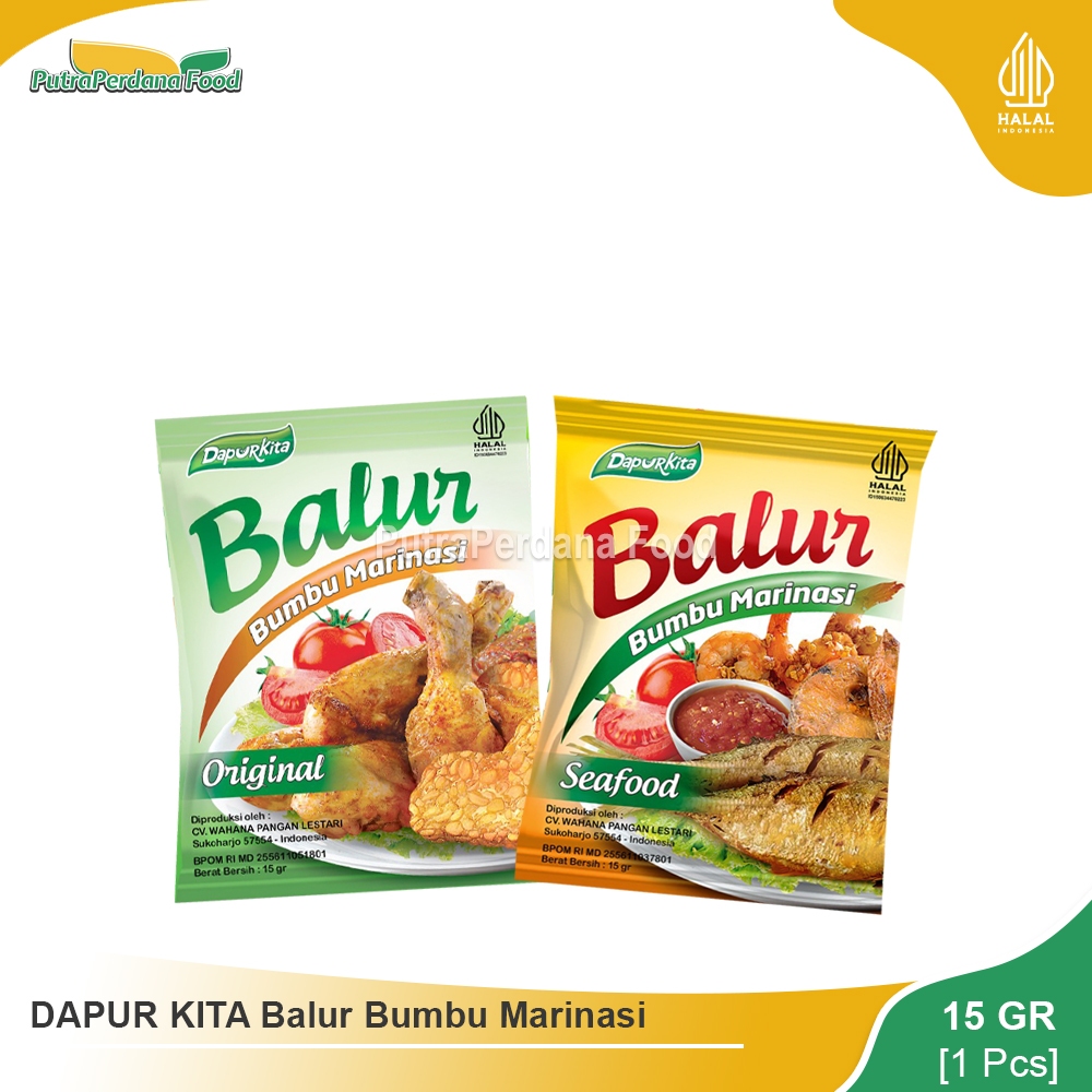 

DAPUR KITA Balur Bumbu Marinasi 15gr (1 Pcs)