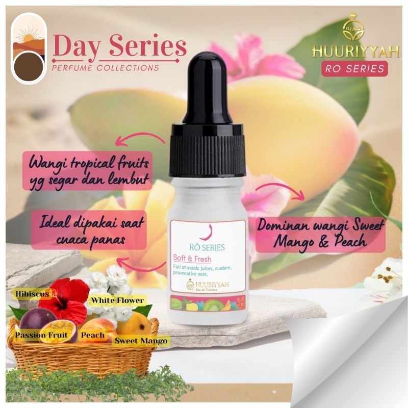 Huuriyyah Day Perfume Ro Series -  Parfum Istri Saleha Non Alkohol