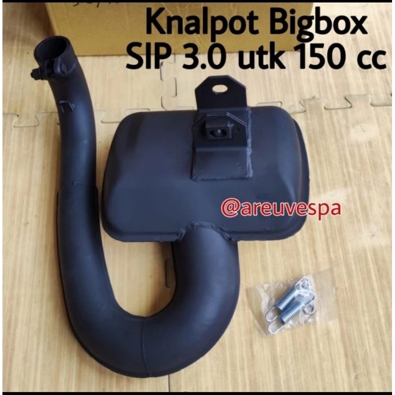 Knalpot Bigbox SIP ROAD 3.0 Utk PX Excel Sprint by SIP Scootershop